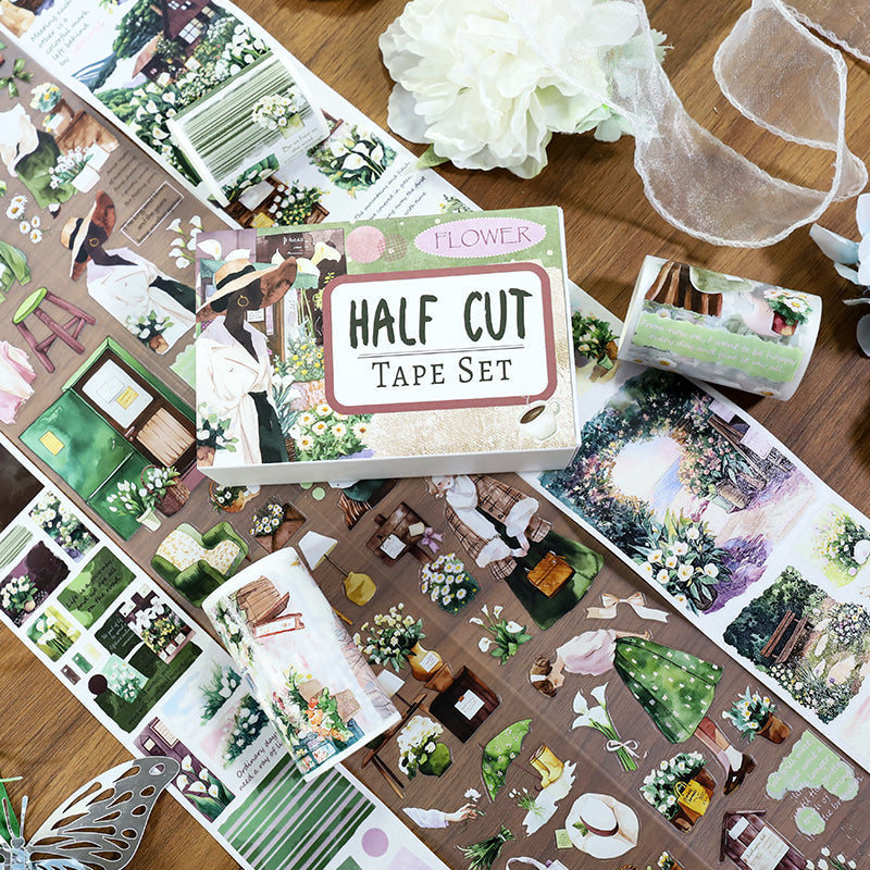 All Things Are Fortunate Half Cut Tape Set – A Cottage Garden on a Roll