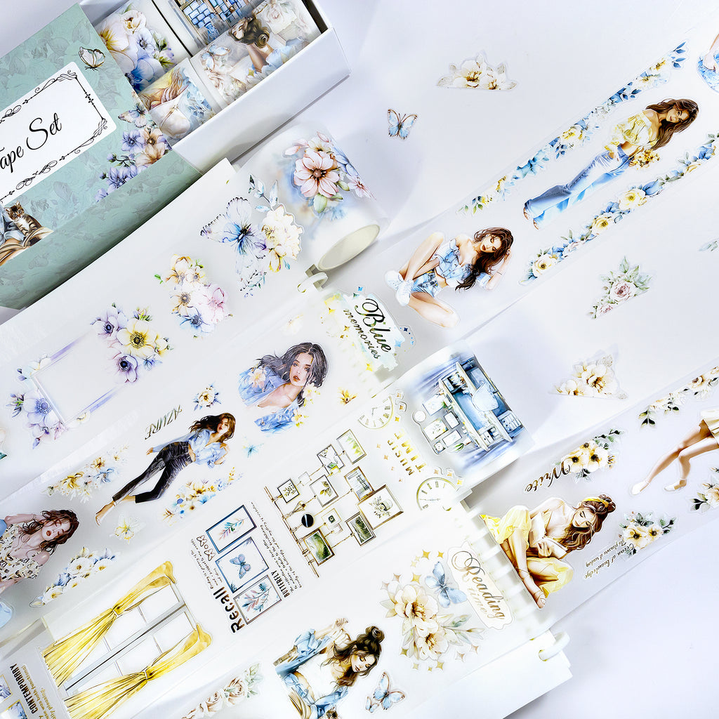 Azure Fragrant Breeze - Washi Tape Set