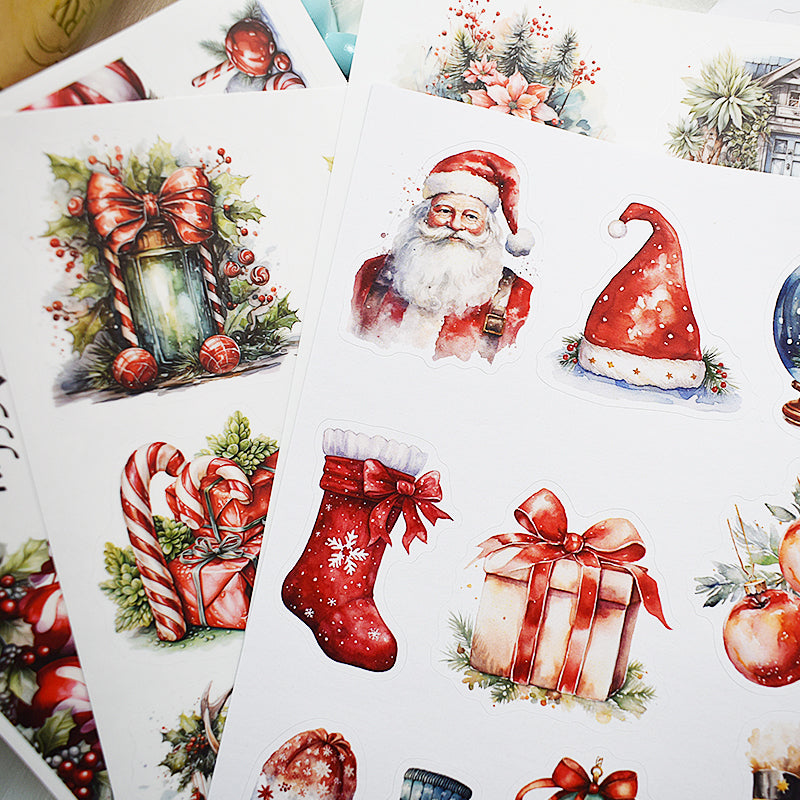 Winter Blessings - Junk Journal Stickers | Cozy Kiss Cut Matte PET (20 Sheets)
