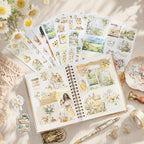 Sweet Diary - Ephemera Stickers | Cottagecore Kiss Cut Matte PET (24 Sheets)