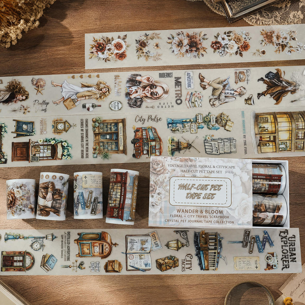 Wandering in Streets and Alleys - Washi Tape Set