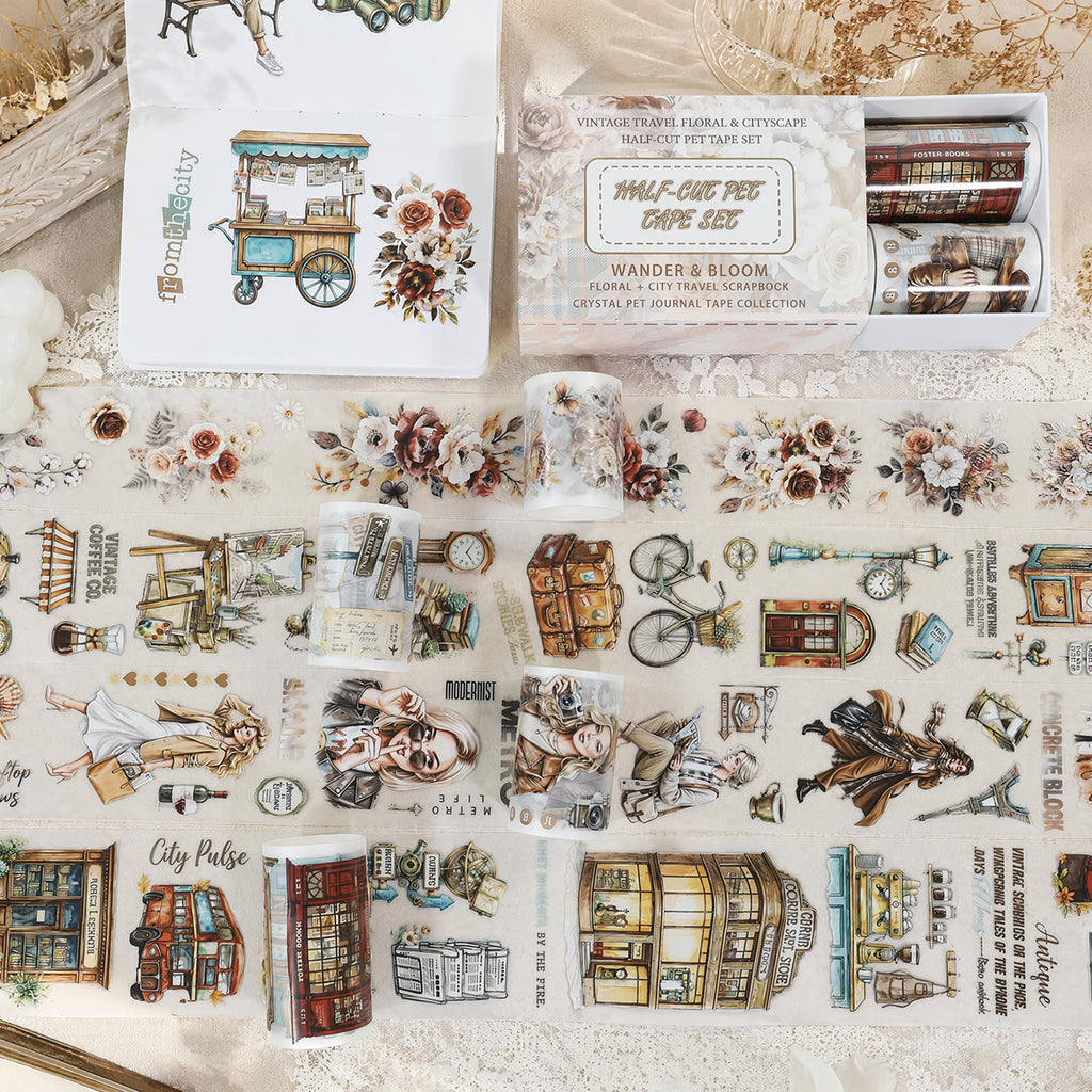 Wandering in Streets and Alleys - Washi Tape Set