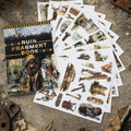 Ruin Fragment Book - Collage Stickers | Grunge Kiss Cut Matte PET (24 Sheets)