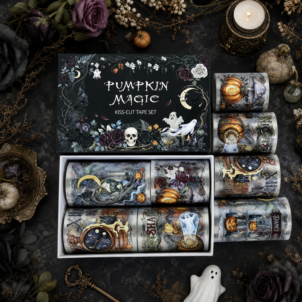Whispers From The Spire - Scrapbooking Tapes | Gothic Gold Foil Special Oil (4 Rolls)