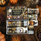 Forest Halloween Fantasy Vintage Kiss-Cut PET & Washi Tape Set