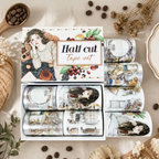 Mellow And Fragrant Moment - Masking Tapes | Aesthetic Special Oil Glossy PET (4 Rolls)