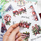 Winter Blessings - Junk Journal Stickers | Cozy Kiss Cut Matte PET (20 Sheets)