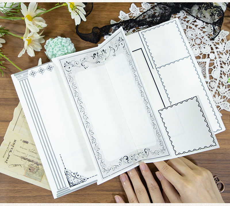 Misty Island Flower Letter · Scrapbook Journal