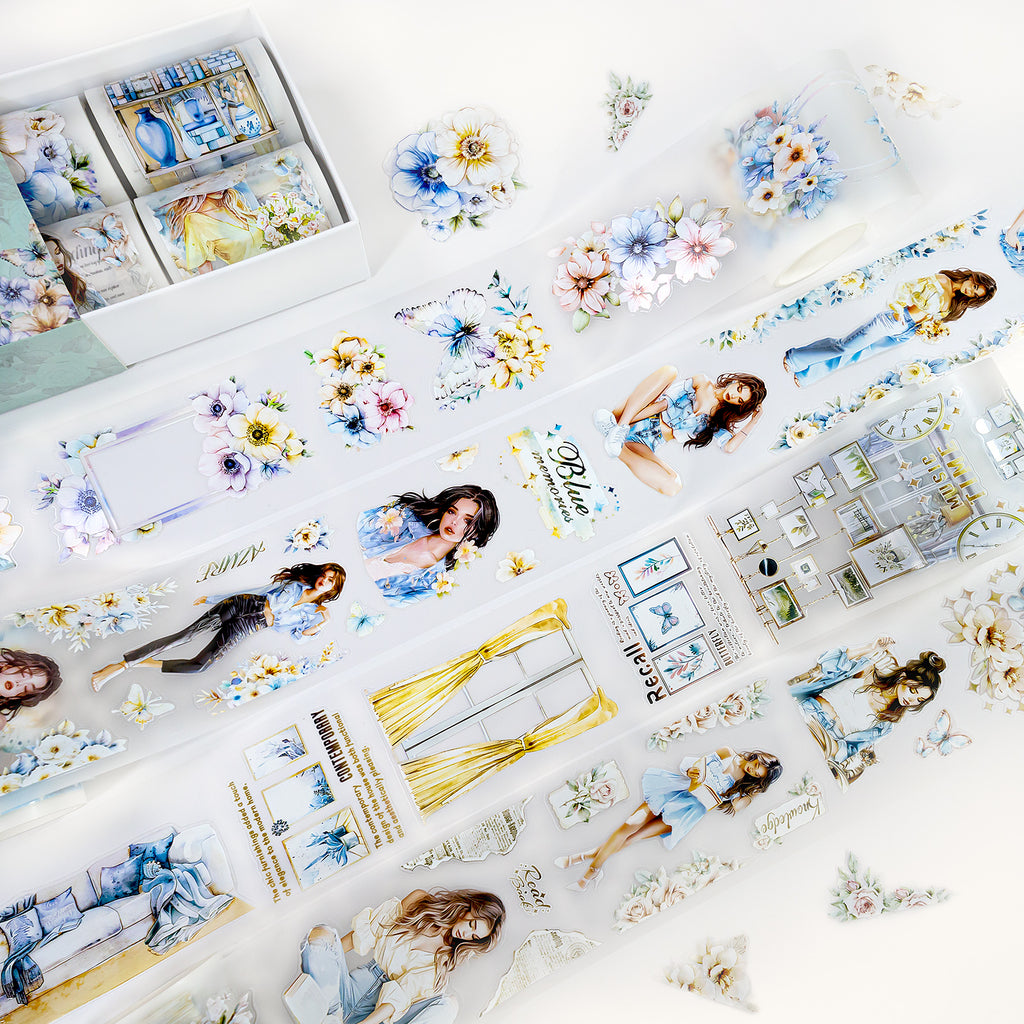 Azure Fragrant Breeze - Washi Tape Set