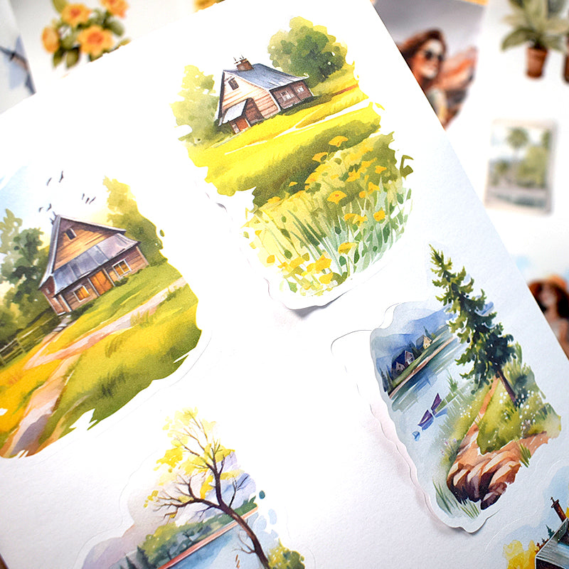 Spring Notes - Sticker Book | Spring Kiss Cut Matte PET (20 Sheets)