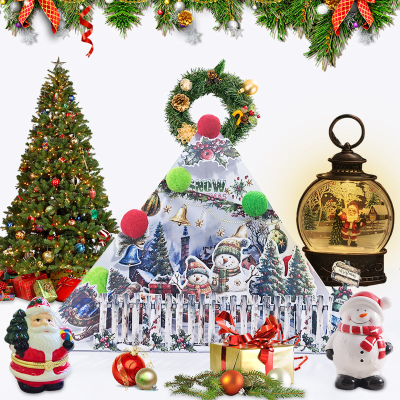 Christmas Wishes - Junk Journal Stickers | Cozy Kiss Cut Matte PET (20 Sheets)