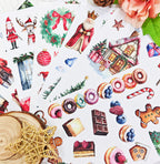 Christmas Helper - Junk Journal Stickers | Whimsical Kiss Cut Matte PET (20 Sheets)