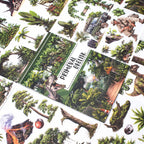 Primeval Obelisk - Junk Journal Stickers | Vintage Kiss Cut Matte PET (20 Sheets)
