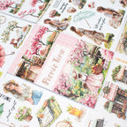 Picnic Time - Collage Stickers | Romantic Kiss Cut Matte PET (20 Sheets)