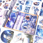 Star Light Fantasy - Collage Stickers | Celestial Kiss Cut Matte PET (20 Sheets)