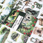 Forest Green Wilderness Junk Journal Stickers | Dark Academia Kiss Cut Matte PET (20 Sheets)