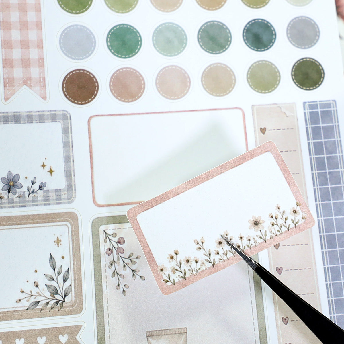 Beautiful Skin - Planner Stickers | Aesthetic Special Gloss Matte PET (24 Sheets)