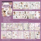 Beautiful Skin - Planner Stickers | Aesthetic Special Gloss Matte PET (24 Sheets)