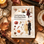 Memories Of Autumn - Ephemera Stickers | Vintage Gold Foil Washi Paper (20 Sheets)