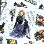 The Witch's Manor - Junk Journal Stickers | Witchy Kiss Cut Matte PET (24 Sheets)