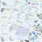 Beauty Diary - Planner Sticker Book | Pastel Kiss Cut Matte PET (24 Sheets)