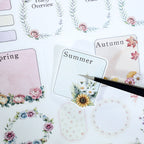 Beauty Diary - Planner Sticker Book | Pastel Kiss Cut Matte PET (24 Sheets)
