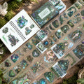 Fantasy Forest Realm - PET Tapes | Whimsical Shell Gold Die Cut (4 Rolls)