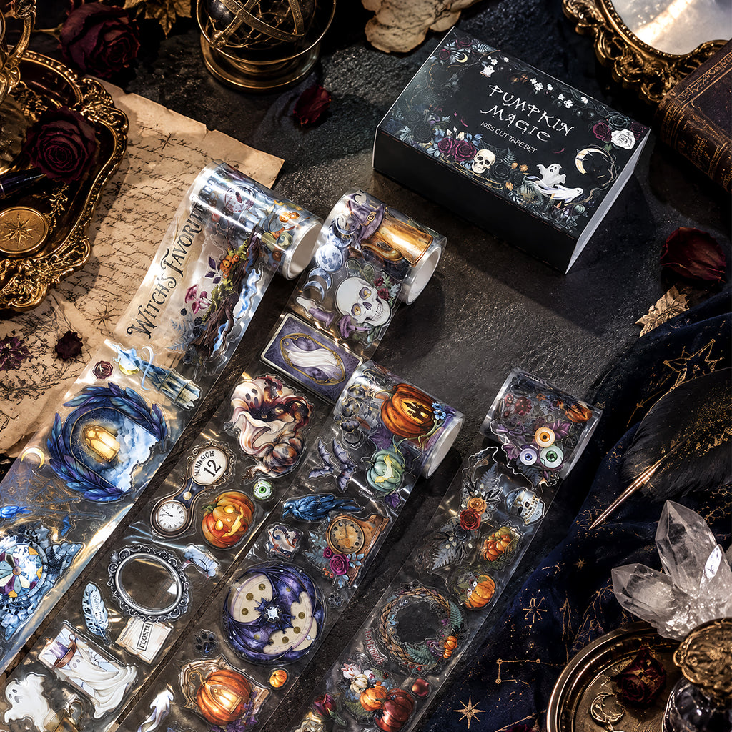 Whispers From The Spire - Scrapbooking Tapes | Gothic Gold Foil Special Oil (4 Rolls)