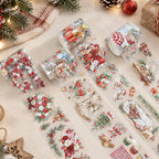 Christmas In The Snow - Masking Tapes | Whimsical Shell Gold Crystal Ink (4 Rolls)
