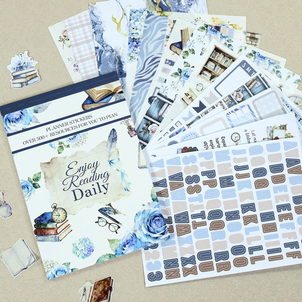 Enjoy Everyday Life - Bullet Journal Stickers | Vintage Special Gloss Washi Paper (24 Sheets)