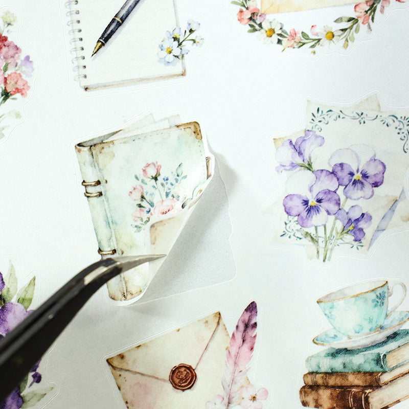 Enjoy Everyday Life - Bullet Journal Stickers | Vintage Special Gloss Washi Paper (24 Sheets)