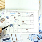 Enjoy Everyday Life - Bullet Journal Stickers | Vintage Special Gloss Washi Paper (24 Sheets)
