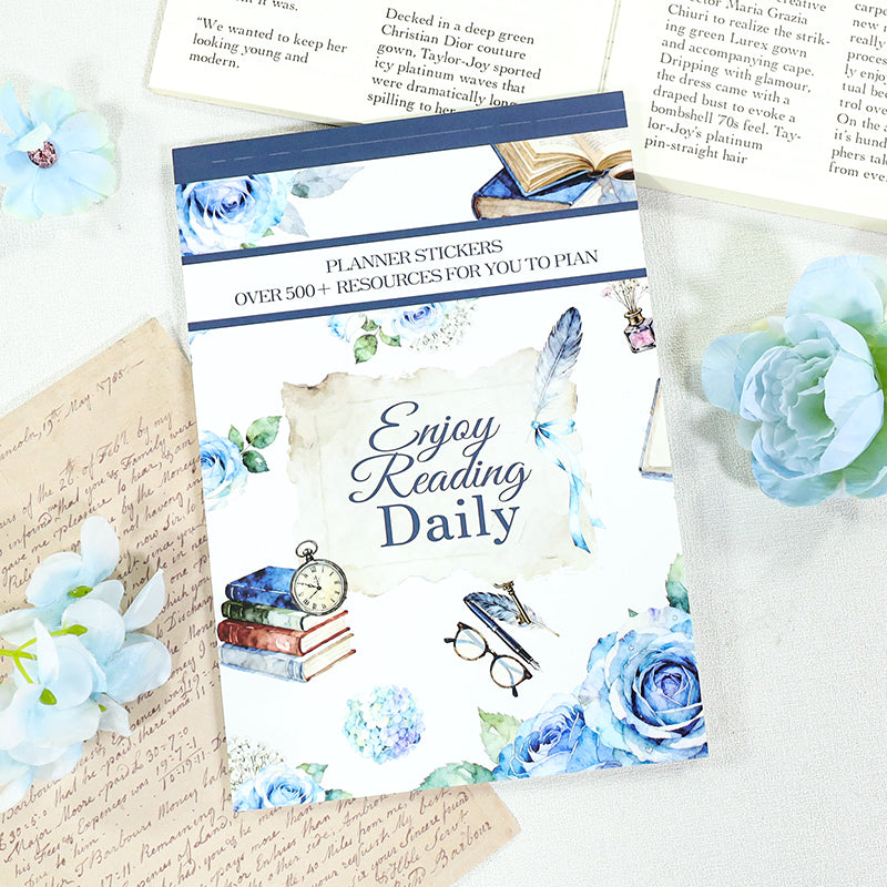 Enjoy Everyday Life - Bullet Journal Stickers | Vintage Special Gloss Washi Paper (24 Sheets)