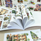 Charming Town - Junk Journal Stickers | Cottagecore Kiss Cut Matte PET (20 Sheets)