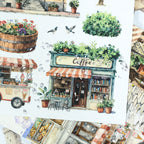 Charming Town - Junk Journal Stickers | Cottagecore Kiss Cut Matte PET (20 Sheets)