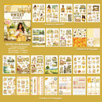 Sweet Diary - Ephemera Stickers | Cottagecore Kiss Cut Matte PET (24 Sheets)