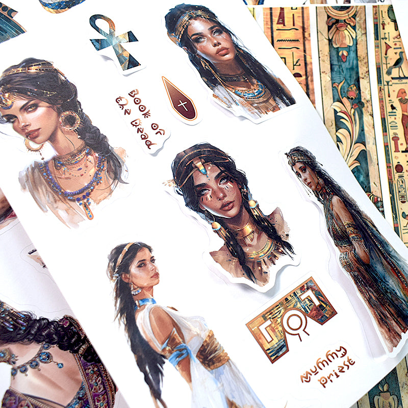 Desert Trek - Junk Journal Stickers | Vintage Kiss Cut Matte PET (20 Sheets)