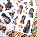 Desert Trek - Junk Journal Stickers | Vintage Kiss Cut Matte PET (20 Sheets)
