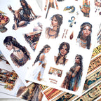 Desert Trek - Junk Journal Stickers | Vintage Kiss Cut Matte PET (20 Sheets)