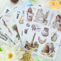 Desert Journey - Collage Stickers | Vintage Kiss Cut Matte PET (20 Sheets)