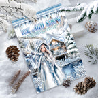 Ice And Snow World - Junk Journal Stickers | Winter Aesthetic Kiss Cut Matte PET (20 Sheets)