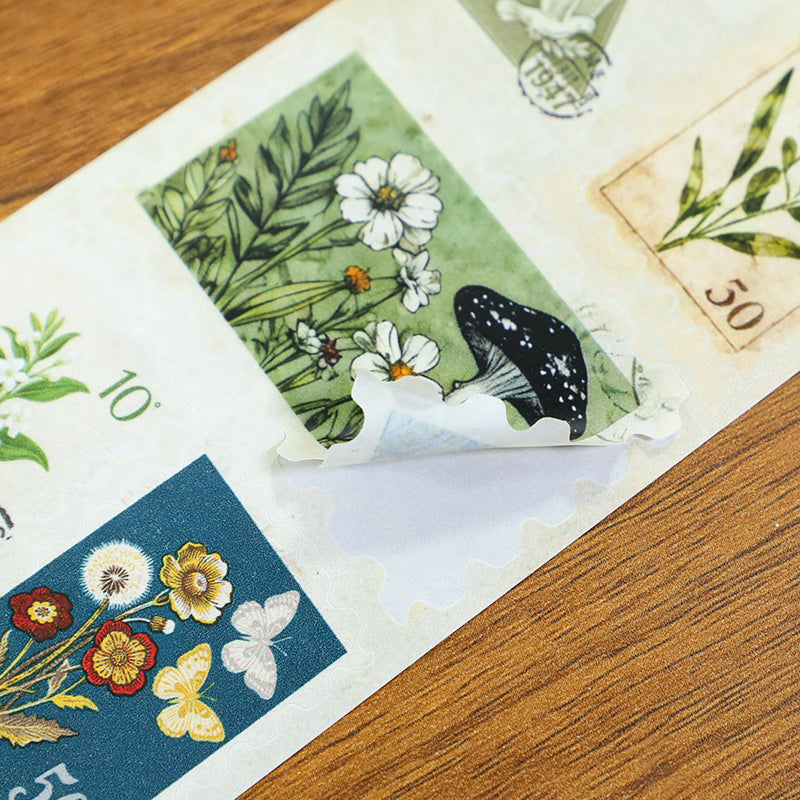 Vintage Floral Stamp Album · Special Oil · Pre-Cut · Washi Tape