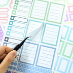 Candy Sticky Notes - Bullet Journal Stickers | Aesthetic Kiss Cut Writeable Paper (24 Sheets)