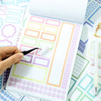 Candy Sticky Notes - Bullet Journal Stickers | Aesthetic Kiss Cut Writeable Paper (24 Sheets)