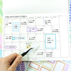 Candy Sticky Notes - Bullet Journal Stickers | Aesthetic Kiss Cut Writeable Paper (24 Sheets)