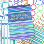Dark-Colored Sticky Notes - Functional Planner Stickers | Minimalist Kiss Cut Writeable Paper (24 Sheets)