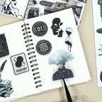 Old Soul Stories - Junk Journal Stickers | Dark Academia Kiss Cut Matte PET (20 Sheets)