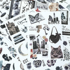 Old Soul Stories - Junk Journal Stickers | Dark Academia Kiss Cut Matte PET (20 Sheets)