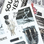 Old Soul Stories - Junk Journal Stickers | Dark Academia Kiss Cut Matte PET (20 Sheets)