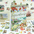 Southeast Journey - Collage Stickers | Aesthetic Kiss Cut Matte PET (20 Sheets)
